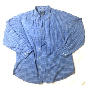 Blue button down!